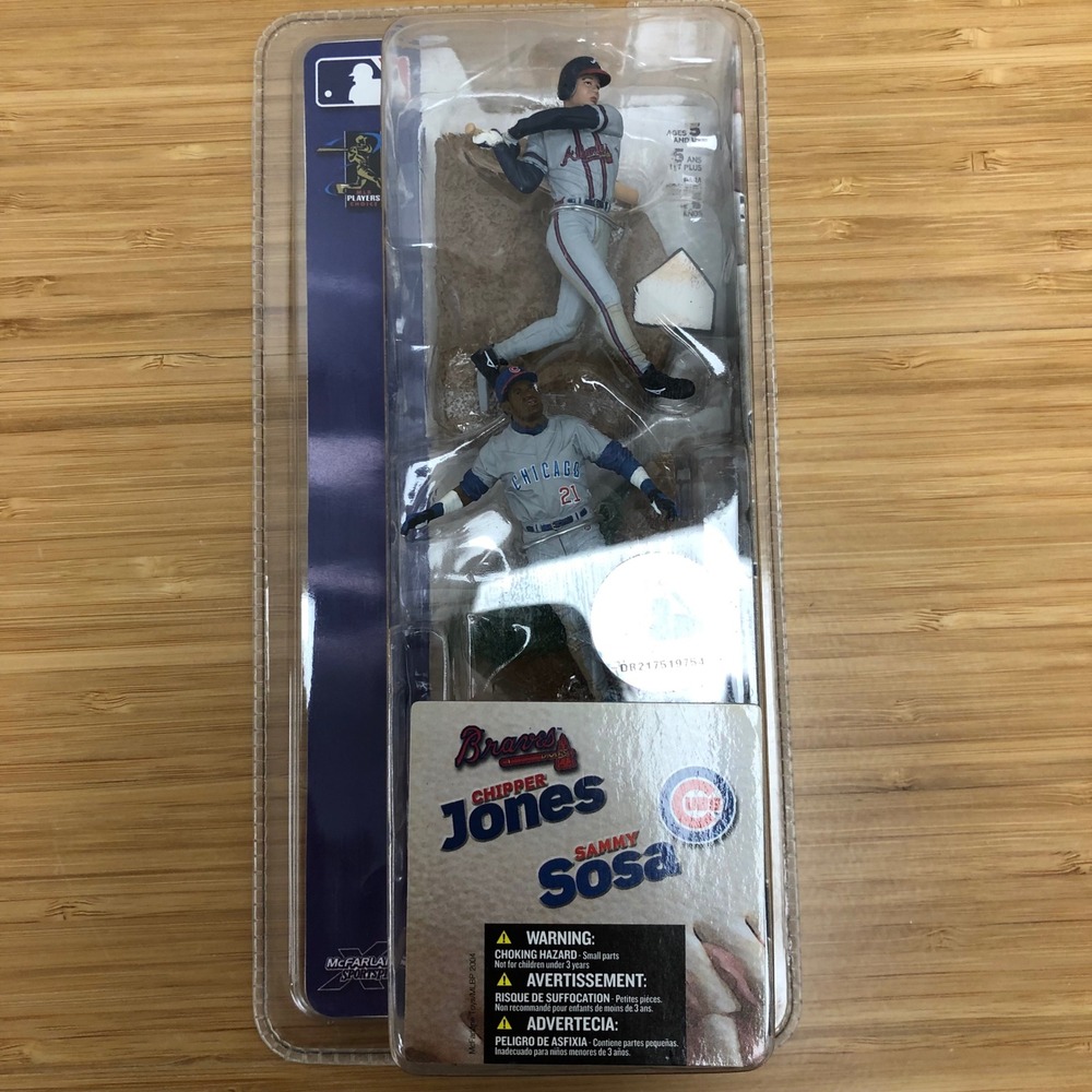 McFarlane Toys MLB Mini-Matchups Chipper Jones Sammy Sosa Figures New 2004